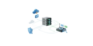 Balanceo de carga distribuyendo tráfico entre servidores y dispositivos de red