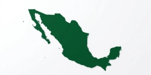 Mapa de México representando datos alojados en territorio nacional