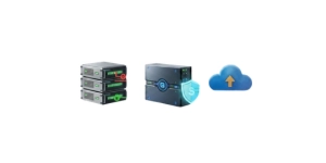 Servidores con cifrado SSL/TLS protegiendo el tráfico hacia la nube